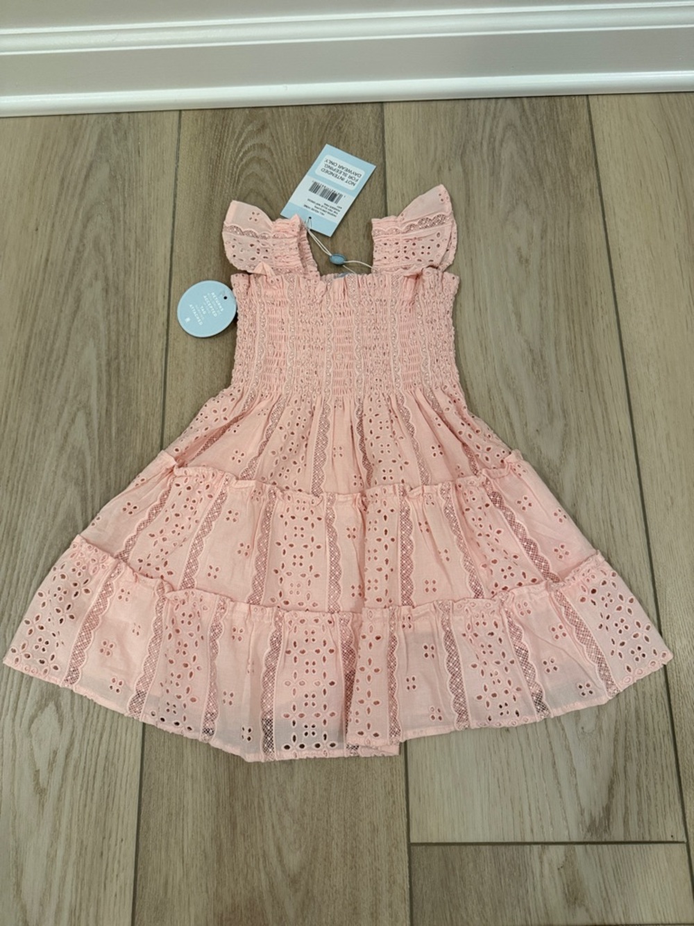 Hill House The Tiny Ellie Nap Dress
Size 4/5y 
Pink Broderie Voile. NWT